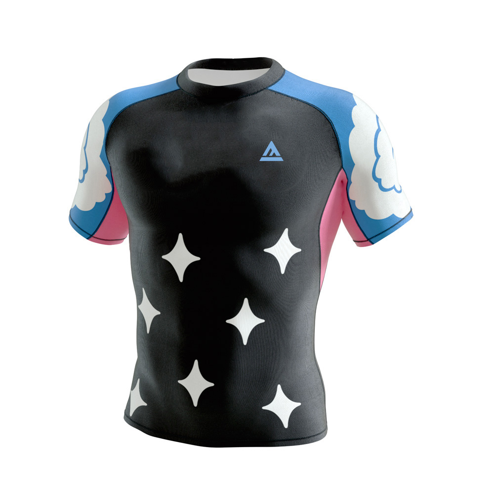 Stylish Printed Rash Guard