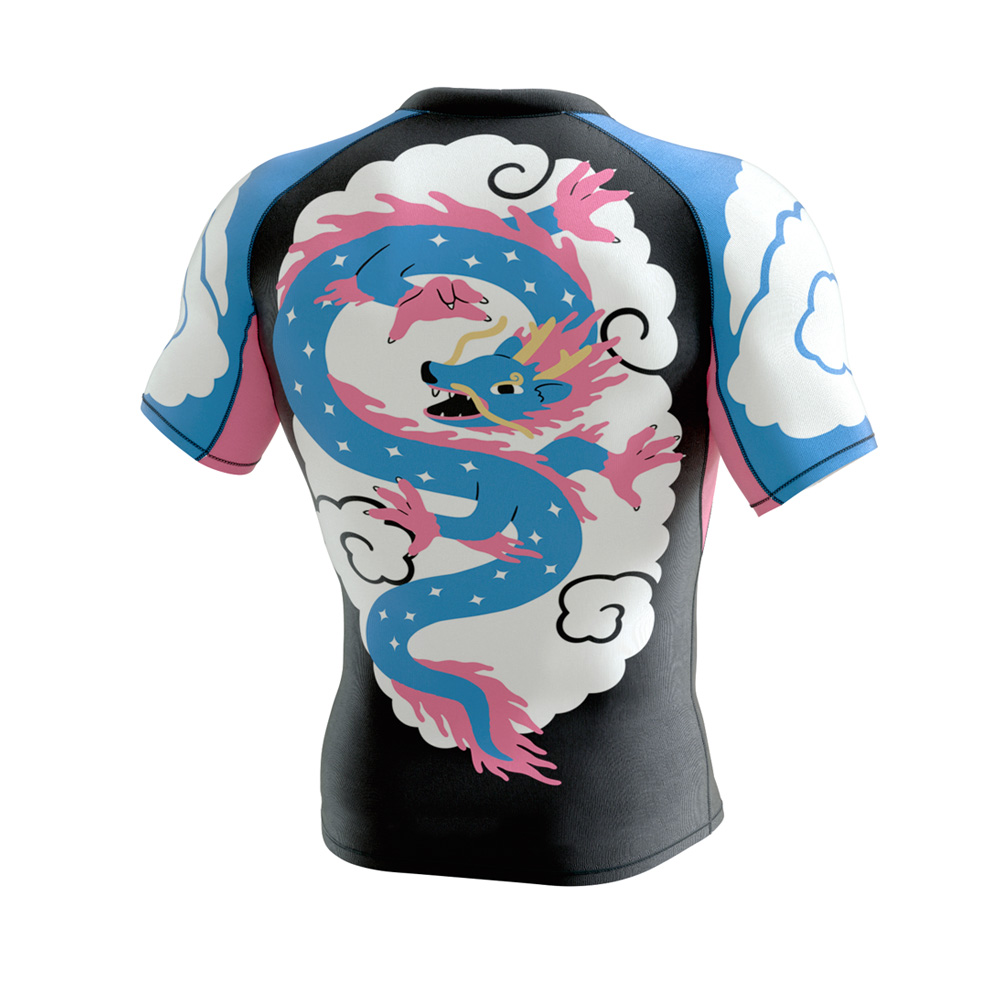 Stylish Printed Rash Guard